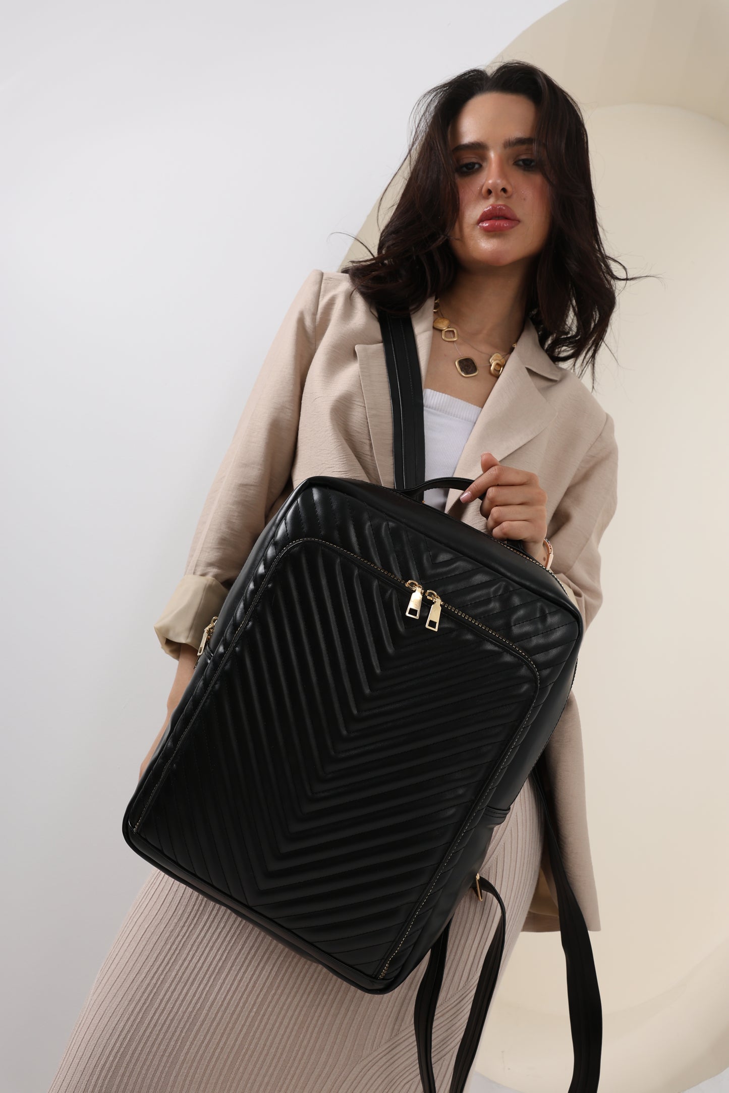 MONOGRAM Black Laptop Backpack