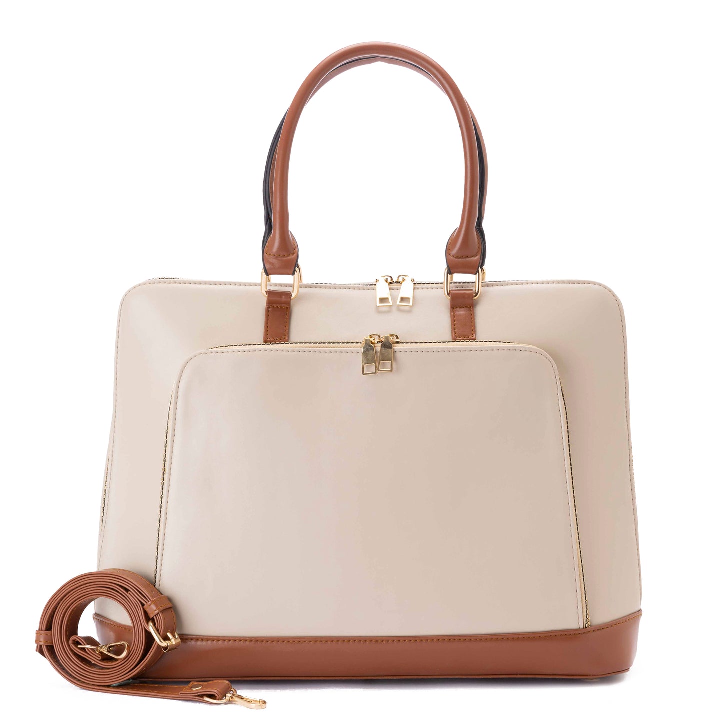 XEN Beige*Havan Laptop Briefcase