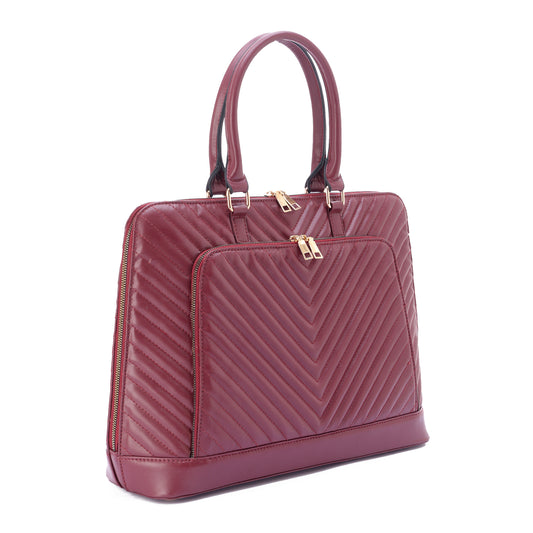 MONOGRAM Burgundy Laptop BriefCase
