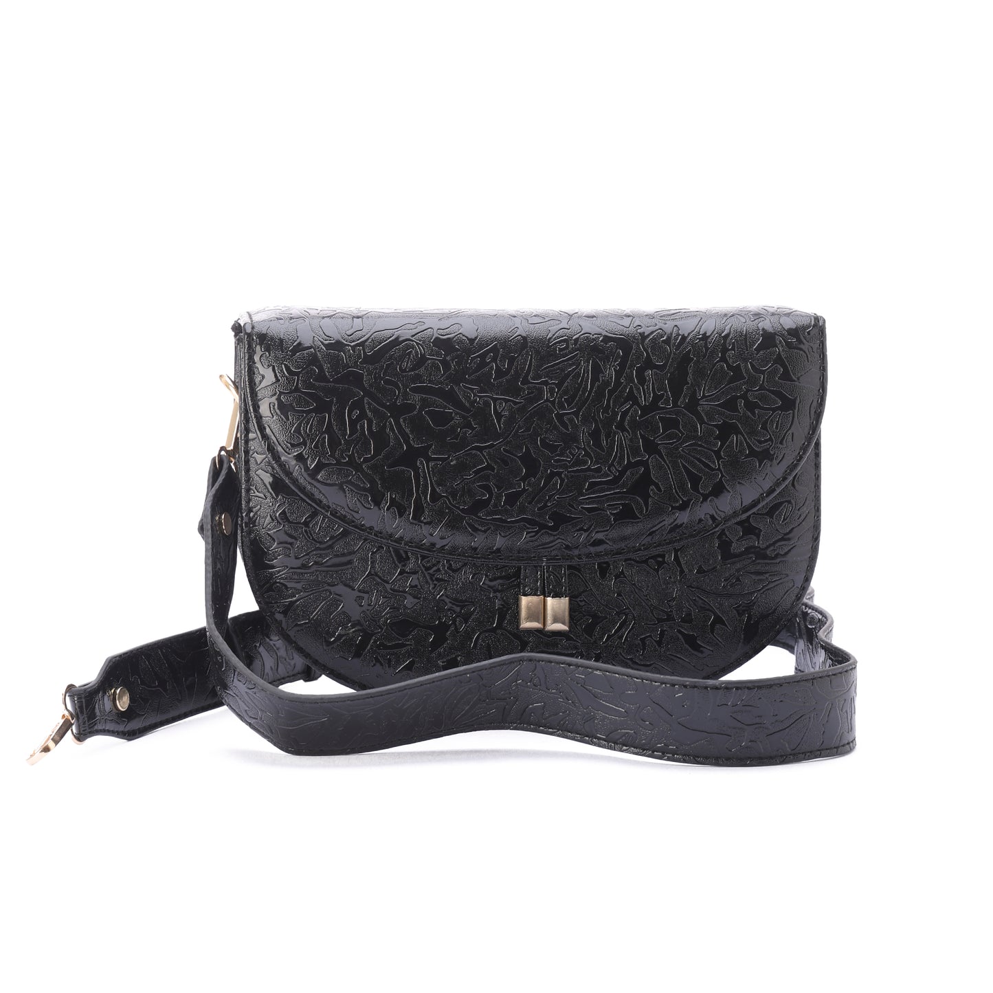 SLEEK Black Crossbag