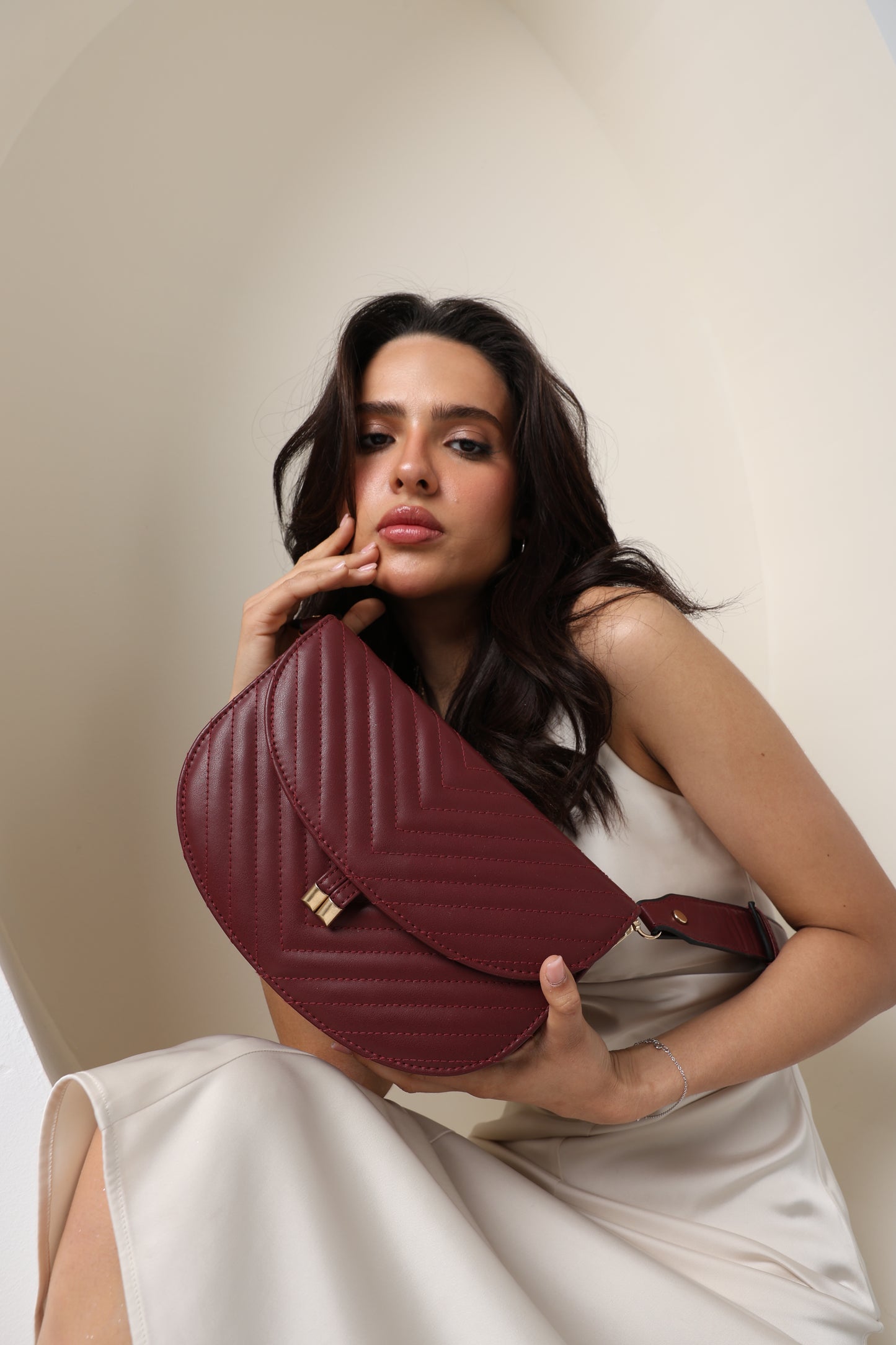 MONOGRAM Burgundy Crossbag