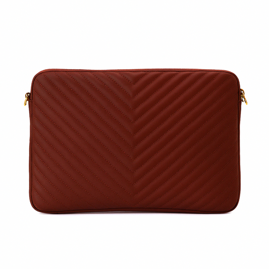 MONOGRAM Burgundy Laptop Sleeve