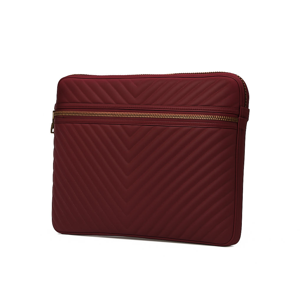 MONOGRAM Burgundy Laptop Sleeve