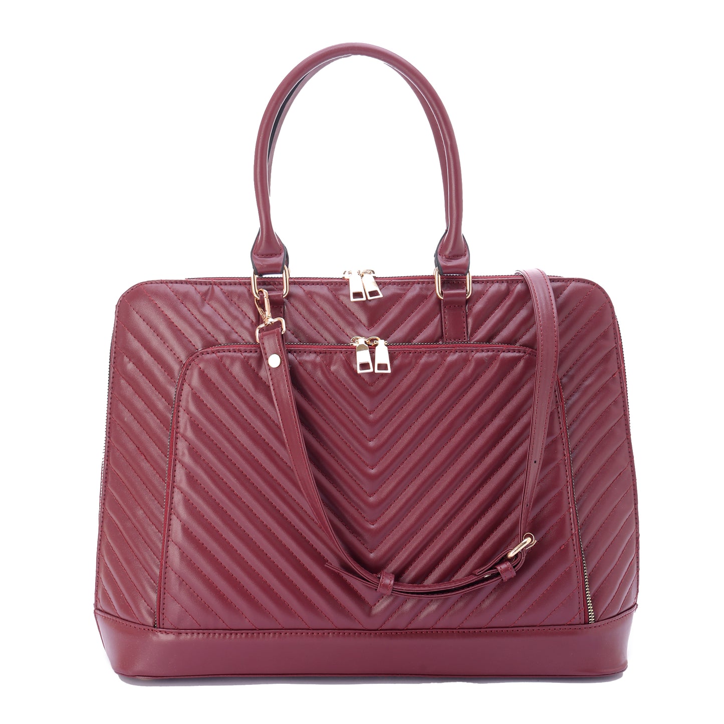 MONOGRAM Burgundy Laptop BriefCase