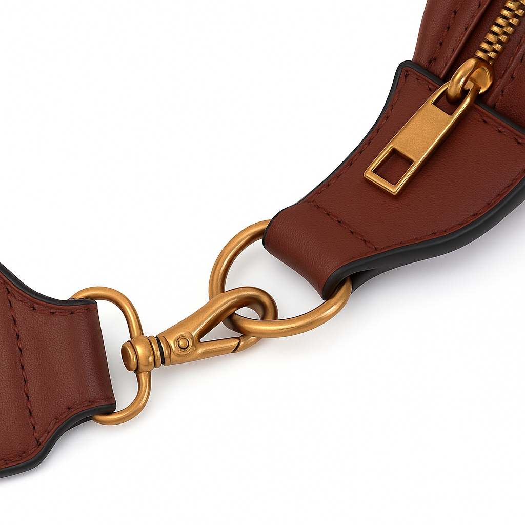 MONOGRAM Burgundy Fannypack With Front Pocket
