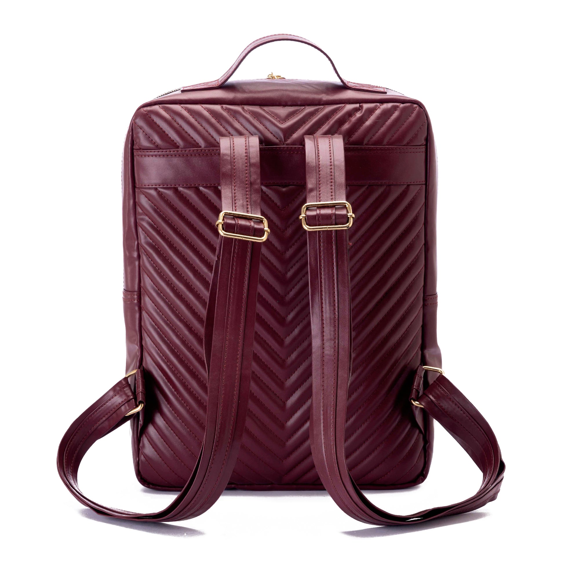 MONOGRAM Burgundy Laptop Backpack – ERA