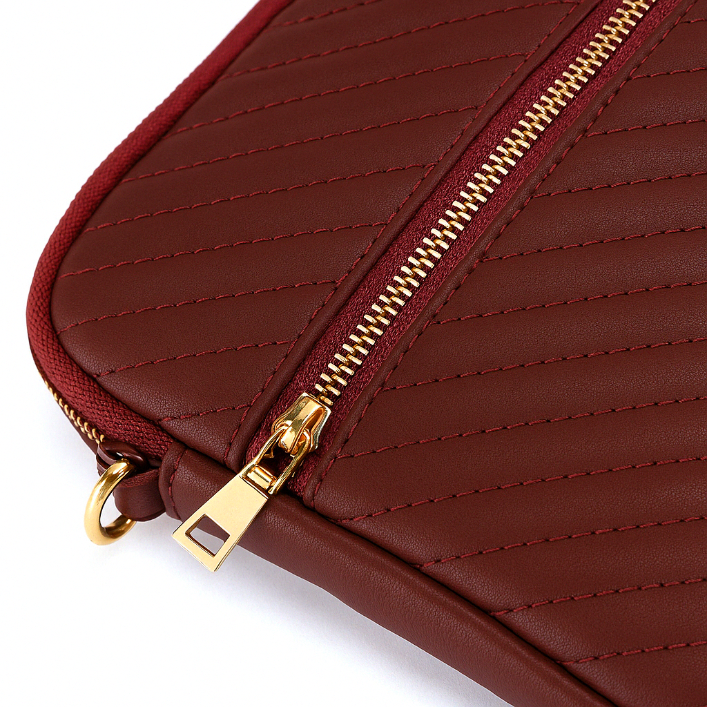 MONOGRAM Burgundy Laptop Sleeve