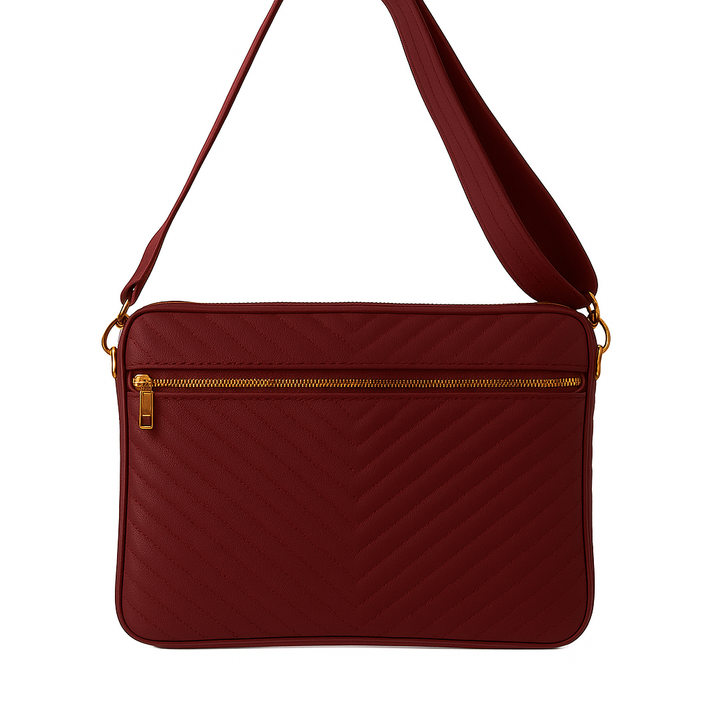 MONOGRAM Burgundy Laptop Sleeve